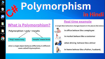 C# Polymorphism | In Hindi