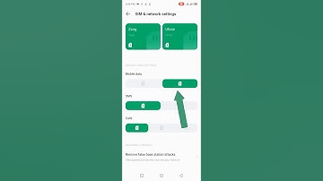 Infinix mobile data change from sim1 to sim2 #shorts