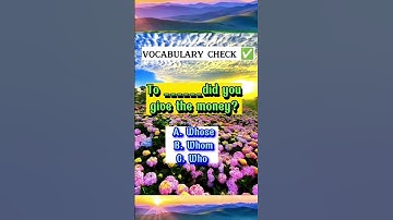 Vocabulary Check #education #asmr #learn #motivation #facts #english #learnenglish #learning #quiz