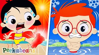 hot cold song learning opposites atpeekabeanskidssongs nursery