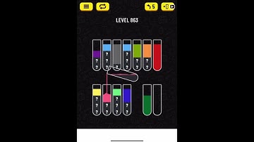 water sort puzzle level 863