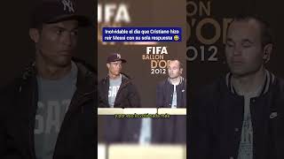 Cuando Cristiano fue tan inteligente respondiendo que hizo reir a Messi