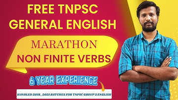 MARATHON - TNPSC GENERAL ENGLISH | SUB ZERO GRAMMAR BATCH | NON - FINITE VERBS | CLASS - 14 | ABITH