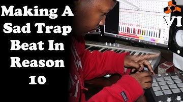 Making A Sad Trap Beat in Reason 10 | With MPD32 and Midi-Controller