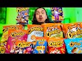 Je teste 11 variétés de Cheetos