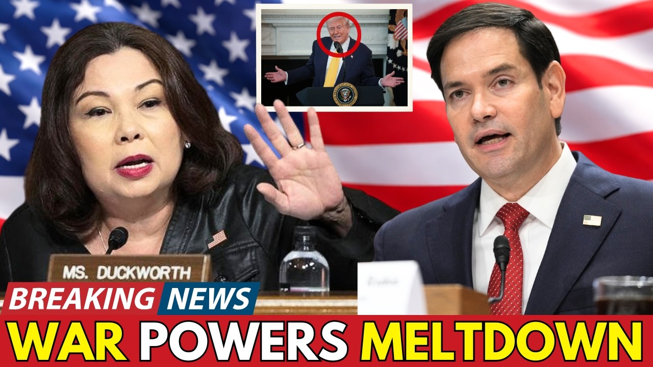 Tammy Duckworth EXPLODES On Marco Rubio Calling His War Claims DANGEROUS And Reckless!