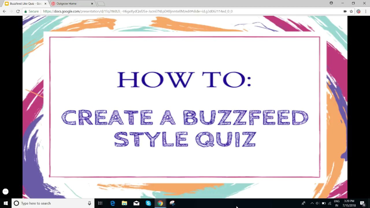 How to Create a Buzzfeed Style Quiz with Outgrow YouTube