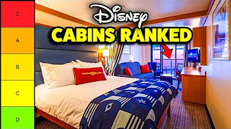 Ranking EVERY Cabin on Disney Cruise Line..