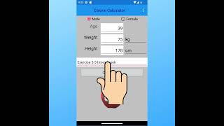 Calorie Calculator screenshot 1