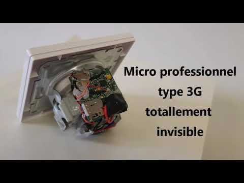 Prise murale Wifi - Intégration module - micro espion GSM