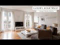 Furnished paris apartment for rent 2 bedrooms  champselyses 8th district rue de la botie 36692