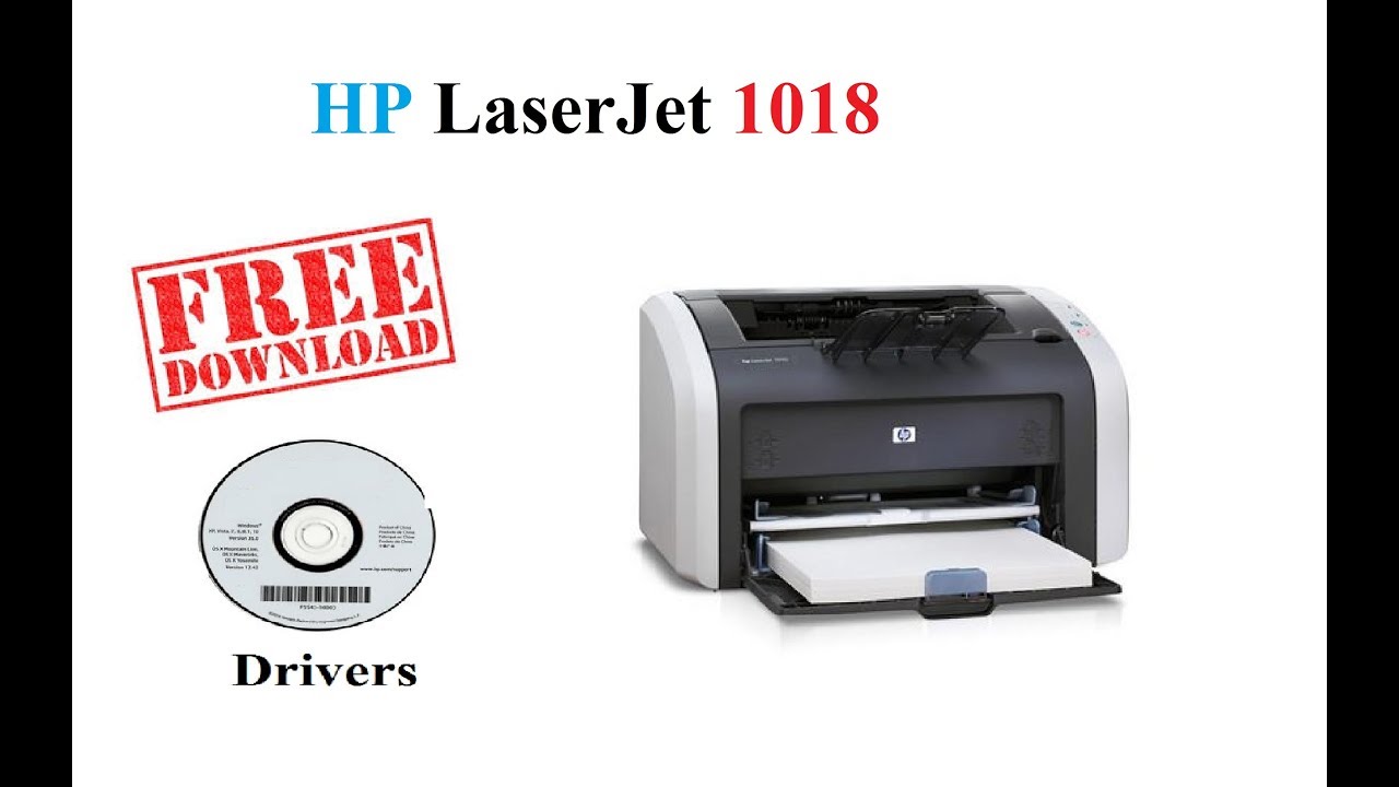 Hp Laserjet 1018 Free Drivers Youtube