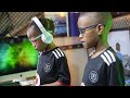 Worlds Youngest Famous DJ & Little Sister Jamming To Amapiano With Their Orlando Pirates New Jersey.