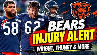 🚨 DEVELOPING BEARS INJURY NEWS! Darnell Wright, Jonah Jackson, Joe Thuney & Monangai Updates!
