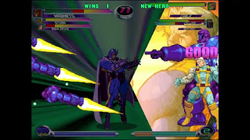Marvel vs. Capcom 2 - Magneto, Storm, Psylocke vs. Sentinel, Cable, Cyclops
