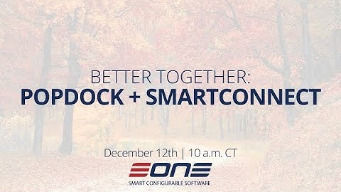 Better Together: Popdock and SmartConnect