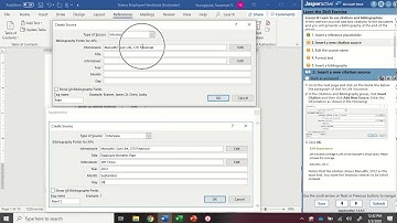 JasperActive Word 2019 Lesson 8: Inserting Citation Sources