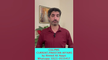 Current and Pakistan Affairs Session Online I Ahmed Ali Naqvi | World in Focus