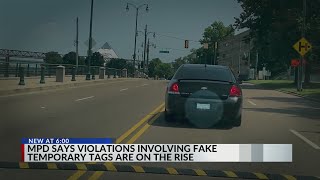 Fake temporary tag arrests up, as problem grows Profile