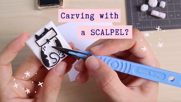 Kleas: Tutorial-Carving stamps with young children