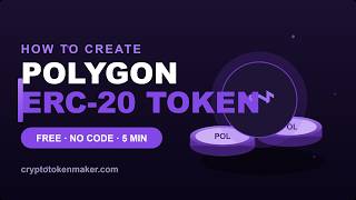 Create Polygon Token ERC 20 β Free No Code Generator