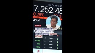 Tips investasi dari Purbaya: Ketahui instrumennya, jangan FOMO