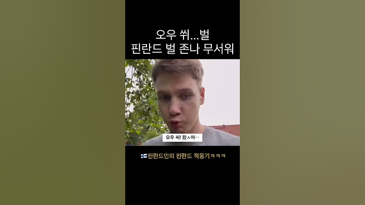 아 한국어 존나 찰짐ㅋㅋㅋ #레오티비 #오세요핀란드