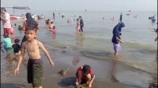 suasana keadaan pantai tirang semarang terbaru. #wisata #pantai #indonesia #viral #trending