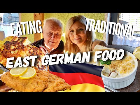 Eating traditional East German Food with my Great Grandpa & Parents in Zwickau Germany!