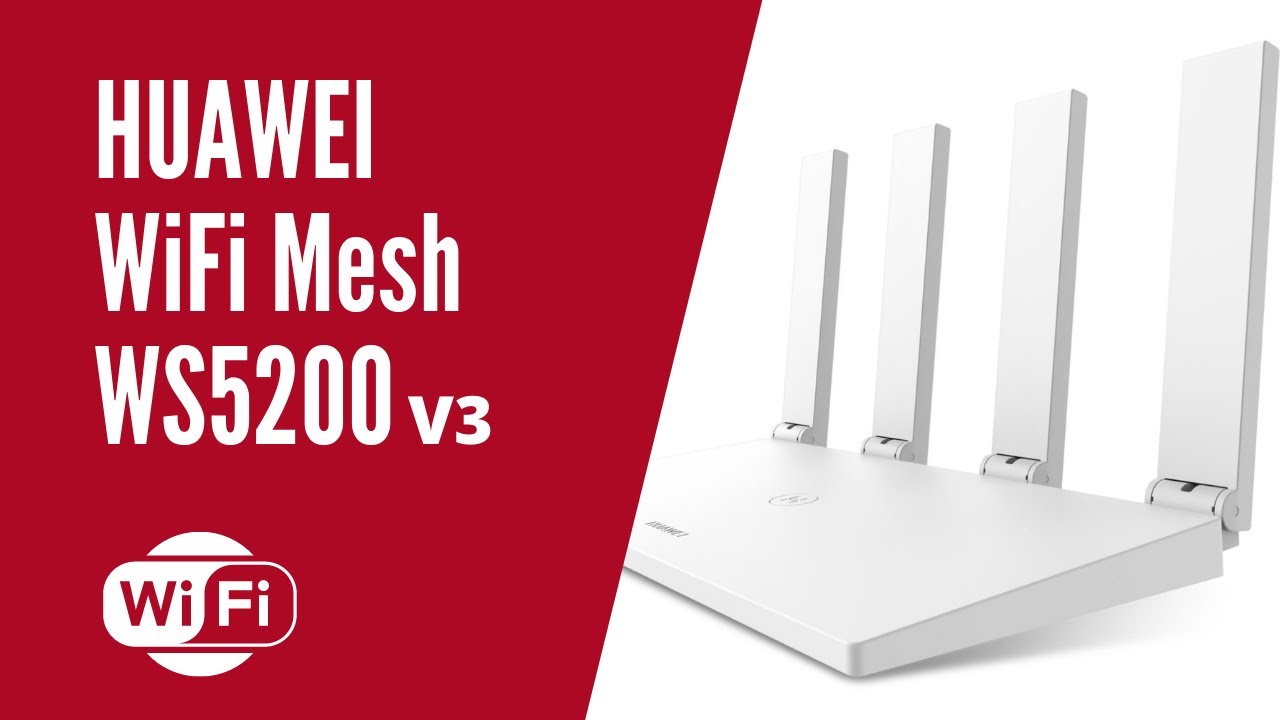 Roteador HUAWEI WiFi WS5200 V3 - Wifi Mesh - YouTube