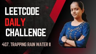 Leetcode | 407  Trapping Rain Water ii  | Java | Dynamic Programming