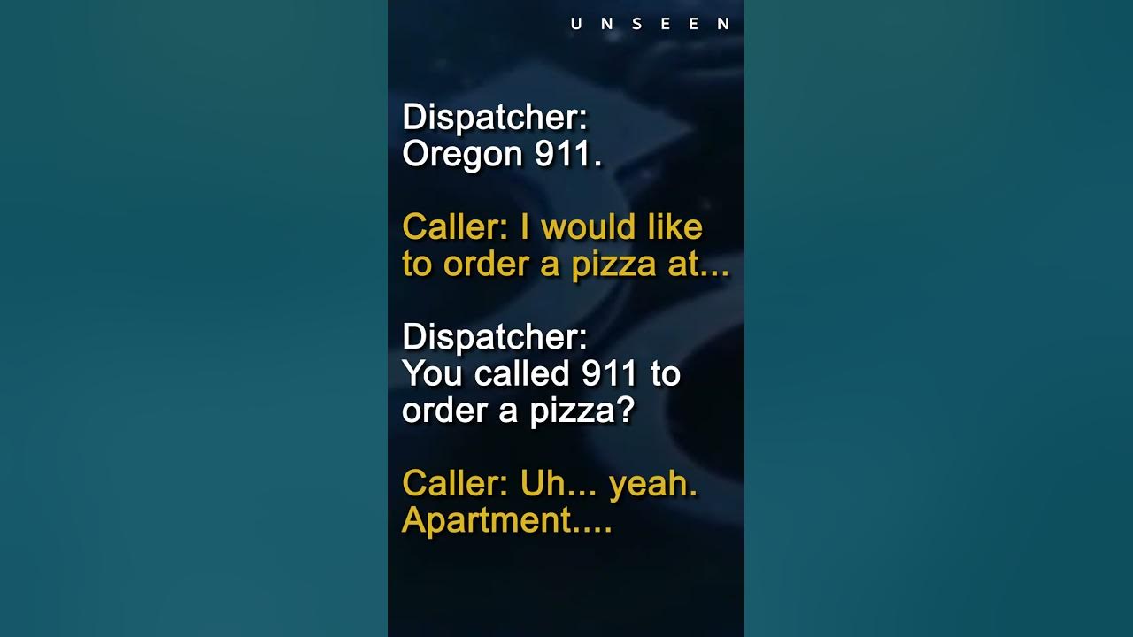 911 Dispatcher Receives A Call Disguised As A Pizza Order