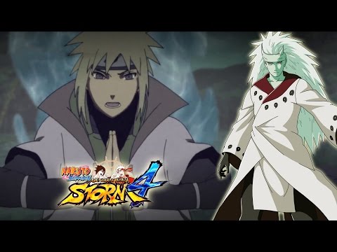 Naruto Shippuden Ultimate Ninja Storm 4 Edo Minato Ultimate Jutsu vs Madara (Six Paths) Gameplay