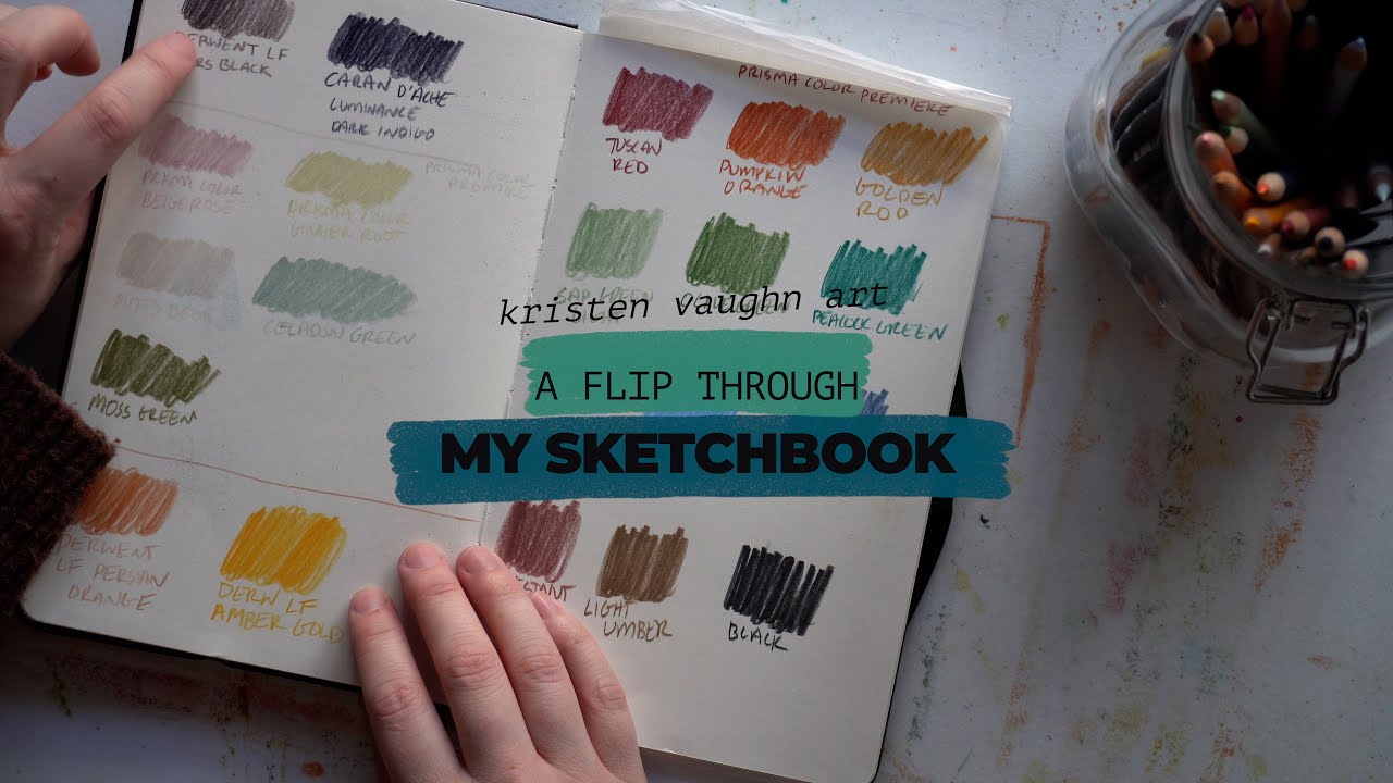 A Flip Through My Sketchbook - YouTube