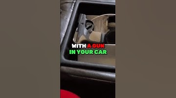 Pulled Over with a Gun in Your Car⁉️#shorts
