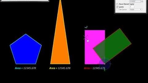 Geometry with MicroStation Pentagon to Square of Same Area
