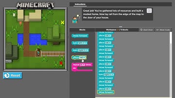 Minecraft Hour Of Code (MHOC) | Minecraft Adventurer | Level #13