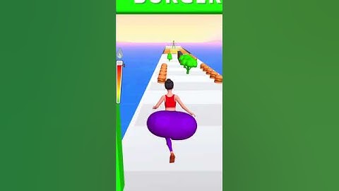 Running game | Twerk Girl Run level 2 3D Game #shorts #mobilegame #funny #gameplay (iOS & Android)