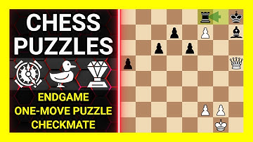 Chess Puzzles to Practice. Themes: Endgame, One-move puzzle, Checkmate. Learn Chess