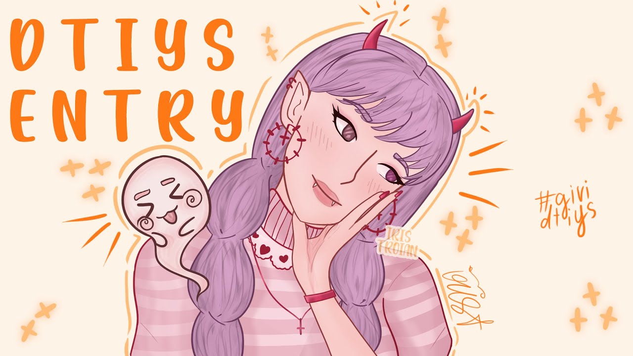 First DTIYS ENTRY for 2021!💜 Working on #gividtiys challenge!💛🌺 - YouTube