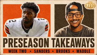 NFL Preseason Week 2 Reactions: Shedeur Sanders RISES, Stribling SHINES & Ashton Jeanty INJURED