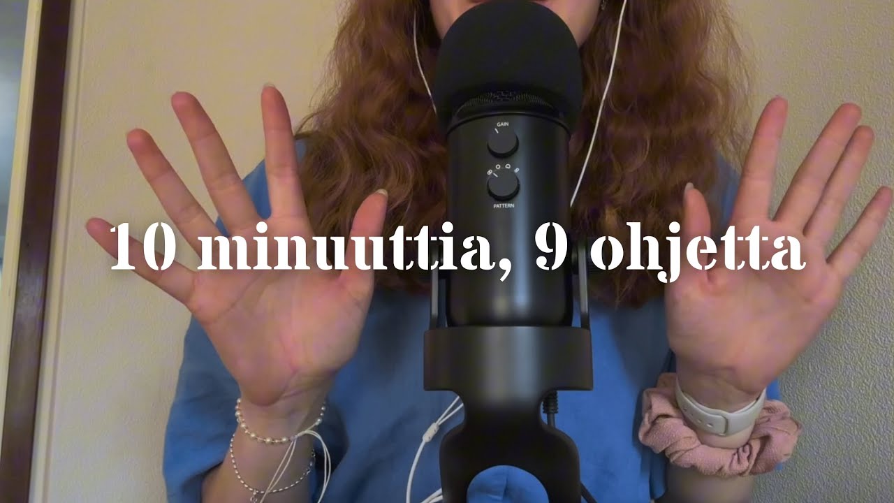 10 minuuttia, 9 ohjetta (ASMR Starcien haaste) ✨ ASMR Suomi