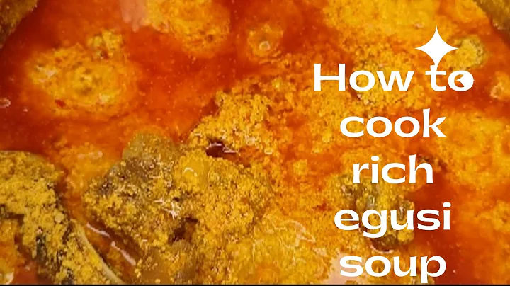 How to make rich Egusi soup/Vegetable/cook with me