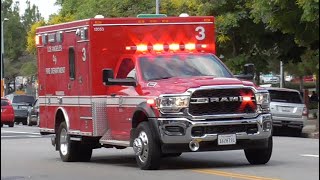 LAFD Rescue 3 Transporting