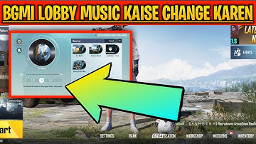 HOW TO CHANGE LOBBY MUSIC🎵 IN BGM|BGMI ME LOBBY ME MUSIC KAISE CHANGE KARE|