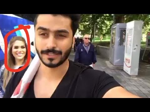 دكتورة خلود تضيع في لندن وامين يلقاها ويضربها بالشمسيه - YouTube