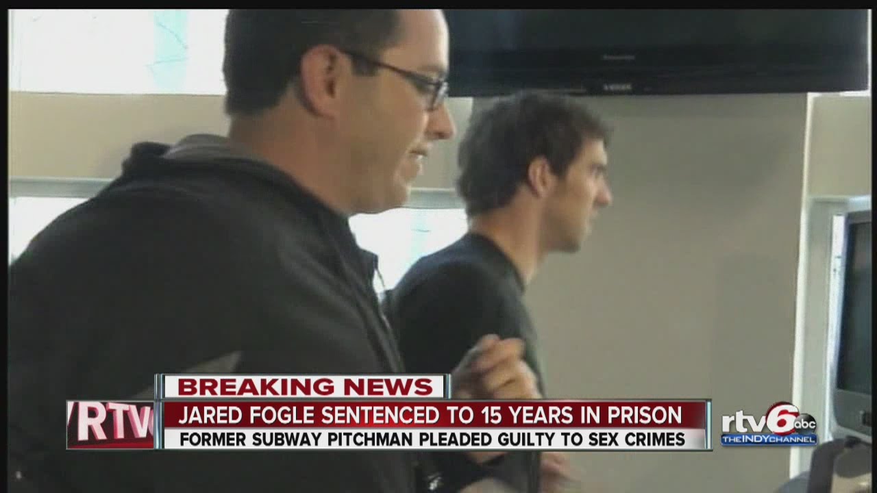 Jared Fogle sentenced to 15.6 years in prison