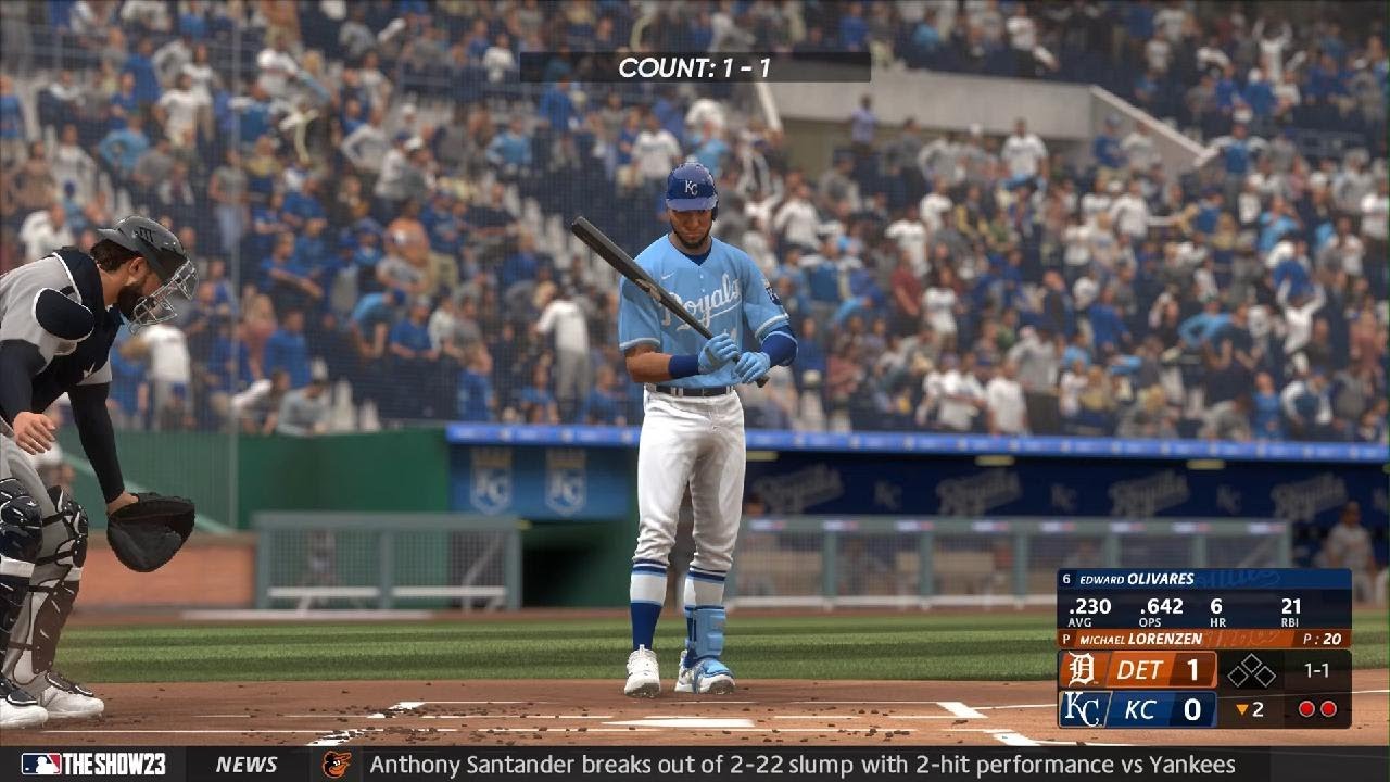 Mlb The Show 23 Royals Vs Tigers Game 48 Mlbtheshow Franchise