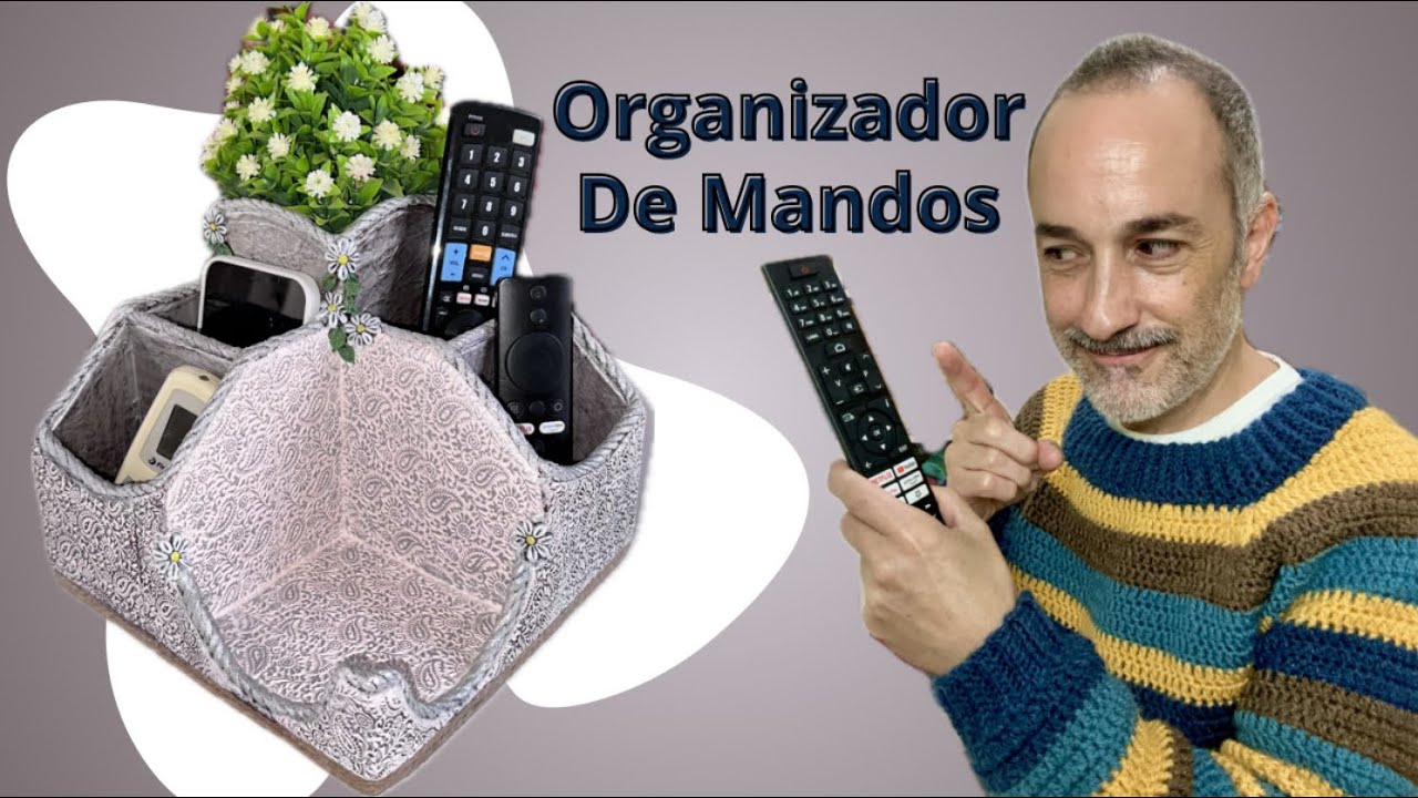 ORGANIZER FOR REMOTE CONTROL OR REMOTE CONTROL STEP BY STEP TUTORIAL 