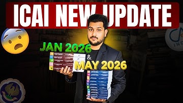 CA Students Alert 🚨 | ICAI Released New Study Material for Jan & May 2026